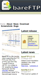 Mobile Screenshot of bareftp.org